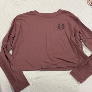PINK Victoria's Secret Cropped Long Sleeve